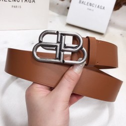 발렌시아가  신상 벨트 458600-1 브라운