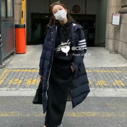 톰브라운 여성 롱패딩 TB8839