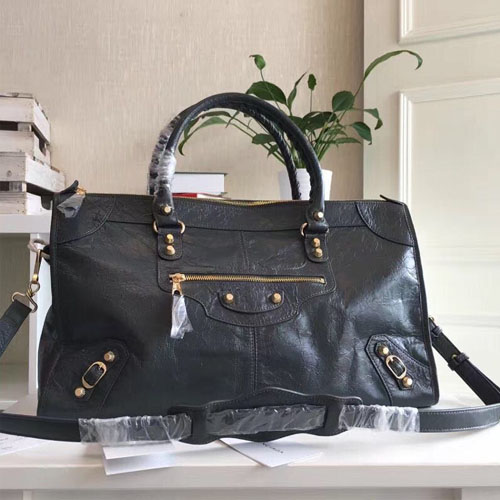 발렌시아가 워크 토트백 327A108 그레이 금장