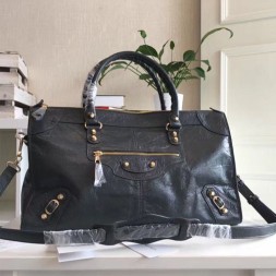 발렌시아가 워크 토트백 327A108 그레이 금장