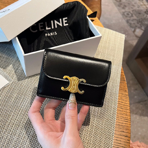 셀린느 트리오페 카드 지갑 60039 블랙