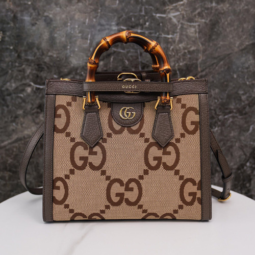 구찌 다이애나 점보 GG 스몰 토트백 660195