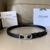 셀린느 신상 벨트 CE8001  블랙  은장