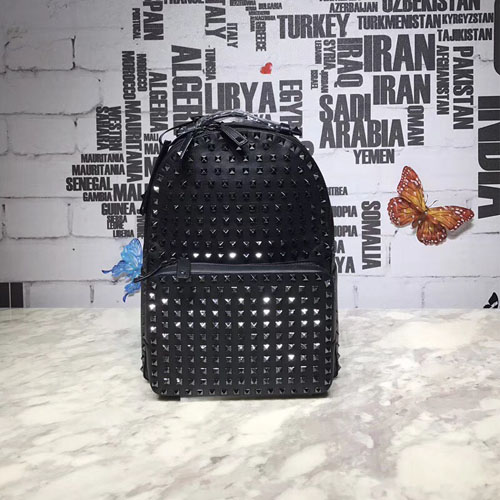 발렌티노 락스터드 백팩 NW0P0271 블랙 메탈