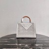 프라다 아일릿 토트백 1BG405 화이트