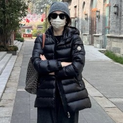 몽클레어 여성 글레멘스 패딩 MC3719 블랙