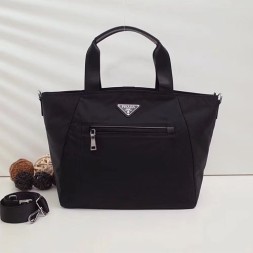 프라다 나일론 포코노 삼각로고 토트백 BR4376 블랙