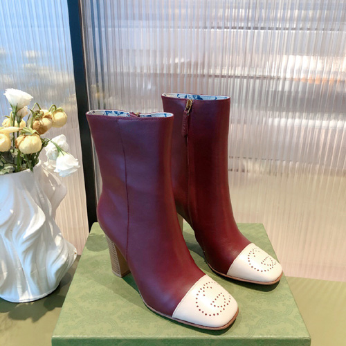 구찌 신상 부츠 656877 버건디