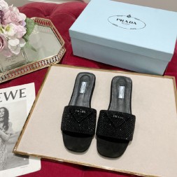 프라다 여성용 슬리퍼 F0848 블랙