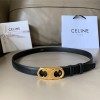 셀린느 신상 벨트 CE8001  블랙  금장
