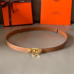 에르메스 신상  벨트 XTY182  브라운 금장