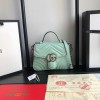 구찌 GG 마몽 미니 탑 핸들 백 547260 그린
