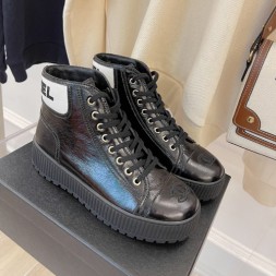 샤넬 신상 앵글부츠 G34356 블랙