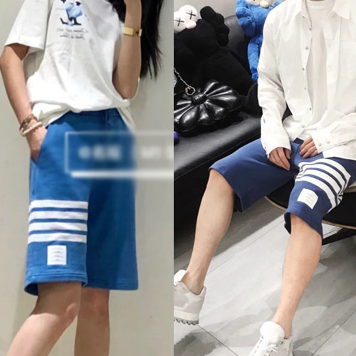 톰브라운 남여공용 신상 반바지 TB8681 블루