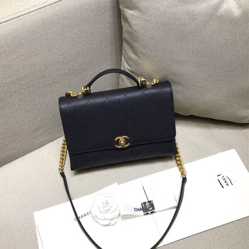 샤넬 코코핸들 리뉴얼 플랩백 AS0305 블랙