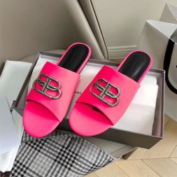 발렌시아가 계란형 BB 뮬 샌들 604061 체리핑크