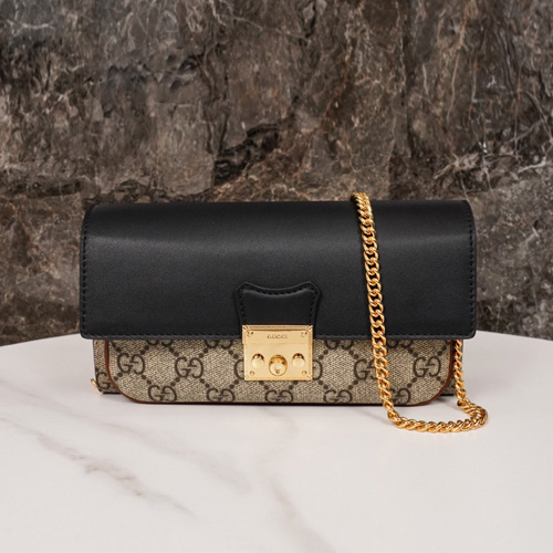 구찌 패드락 체인백 658226 블랙