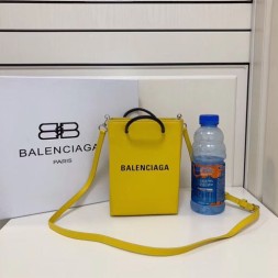 발렌시아가 쇼핑 토트백 XXS 5551400 옐로우