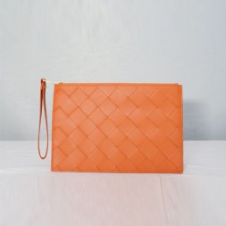 보테가 인트레치아토 나파 파우치 583776 오렌지