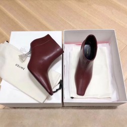 셀린느 신상 부츠힐 323546 버건디