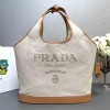 프라다 로고 자수 토트백 1BG472