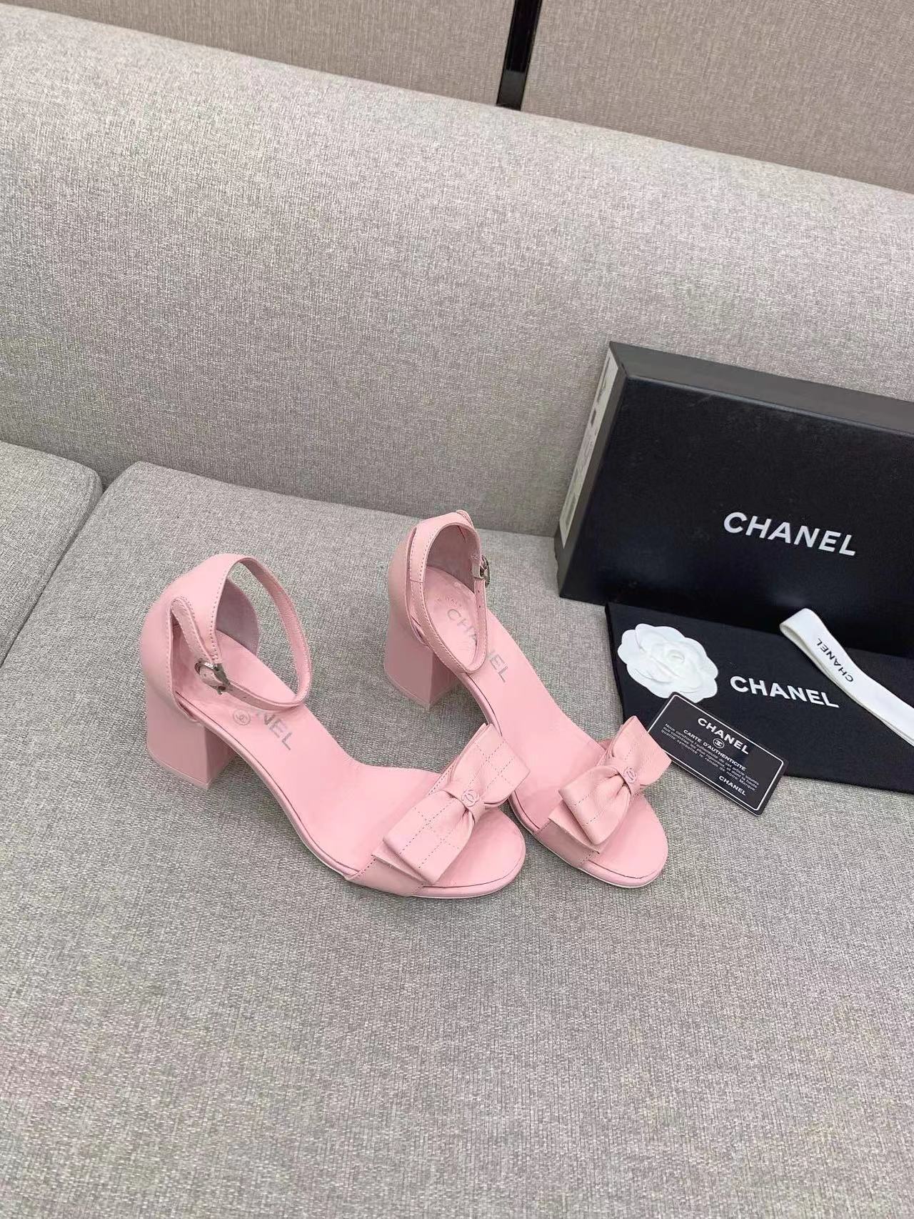 샤넬 여성용 샌들 G34390 핑크