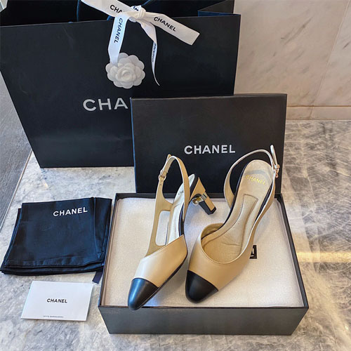 샤넬 여성용 신상 펌프스 G34184-1 베이지