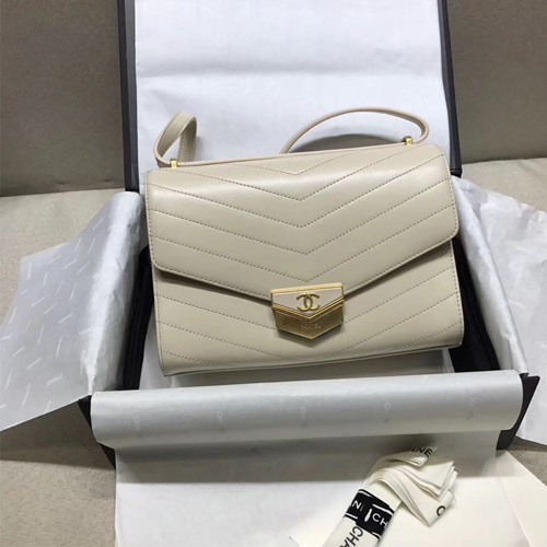 샤넬 신상 미듐 플랩백 A57491 아이보리
