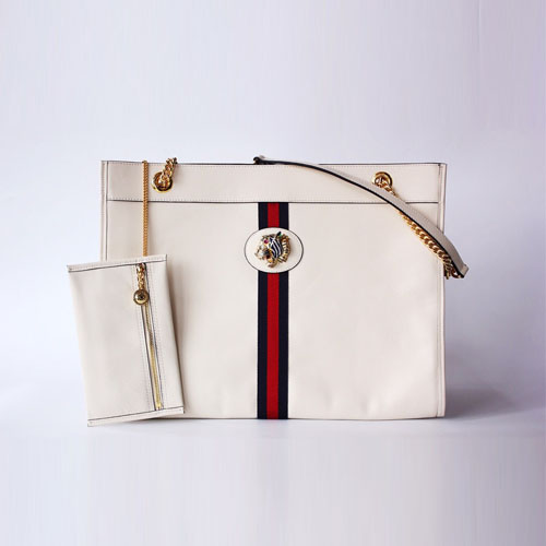 구찌 라자 라지 토트백 537219 화이트