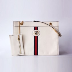 구찌 라자 라지 토트백 537219 화이트