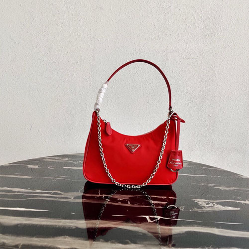 프라다  나일론 호보백  1NE204 레드