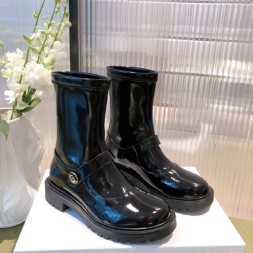 디올 여성용 앵글부츠 KD0653 블랙 유광