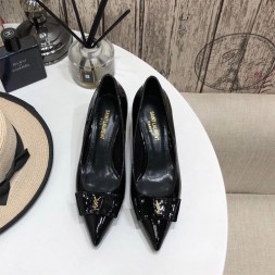 생로랑 신상 펌프스 484841 블랙 유광