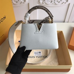 루이비통 카퓌신 미니 N98477 화이트&스네이크