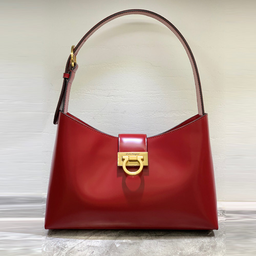 페레가모 트리폴리오 숄더백 745035 레드