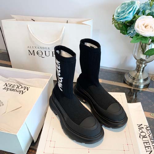 알렉산더 맥퀸  남여공용 앵글부츠  586437-3