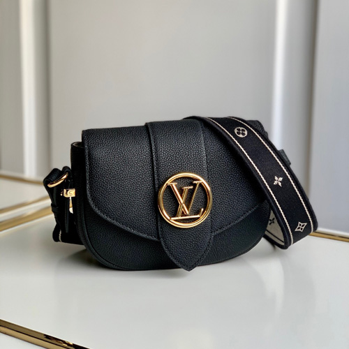 루이비통 LV 퐁 뇌프 소프트 PM M58727 블랙