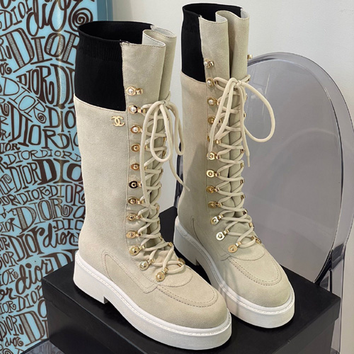 샤넬 신상 롱부츠 G34360 스웨이드