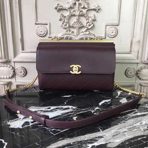 샤넬 신상 플랩백 A57086 다크레드