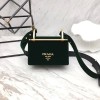 프라다 벨벳 숄더백 1BD075 그린