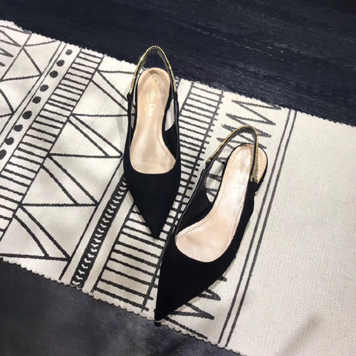 디올 여성용 신상 플랫 M50057