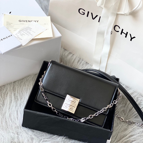 지방시 복스 가죽 스몰 4G 체인백 BB2013 블랙