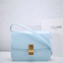 셀린느 클래식 박스백 미듐 164173 하늘색