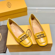 토즈 여성용 플랫 TS659343 옐로우