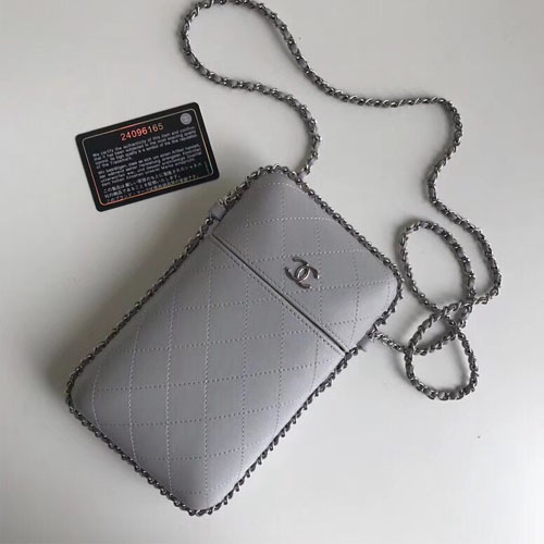 샤넬 18S/S 신상 휴대폰백 A15650 그레이