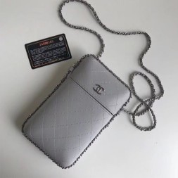 샤넬 18S/S 신상 휴대폰백 A15650 그레이