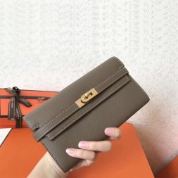 에르메스 켈리 장지갑 RM26580 그레이