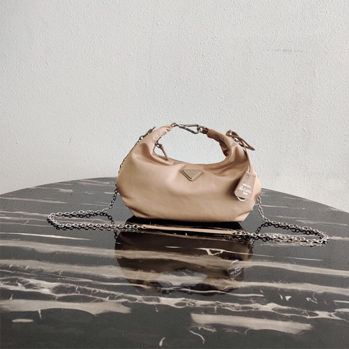 프라다 리에디션 나일론 호보백 1BH172 베이지