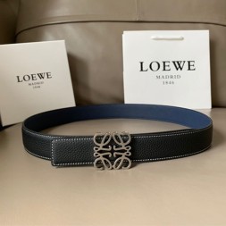 로에베 신상 양면용 벨트 LW-6311  블랙 은장