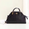 구찌 르벨 미디엄 탑 핸들 토트백 516459 블랙